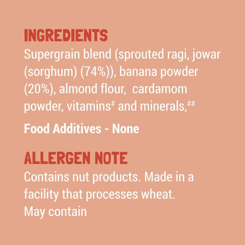 Slurrp Farm Ragi, Almond and Banana Cereal